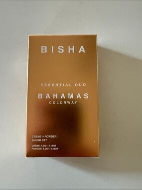 BISHA Essential Duo Crème and Powder Blush Set in Bahamas